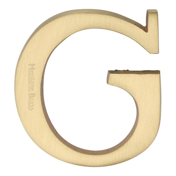 C1565 2-SB • 50mm • Satin Brass • Concealed Fixing 050mm Letter